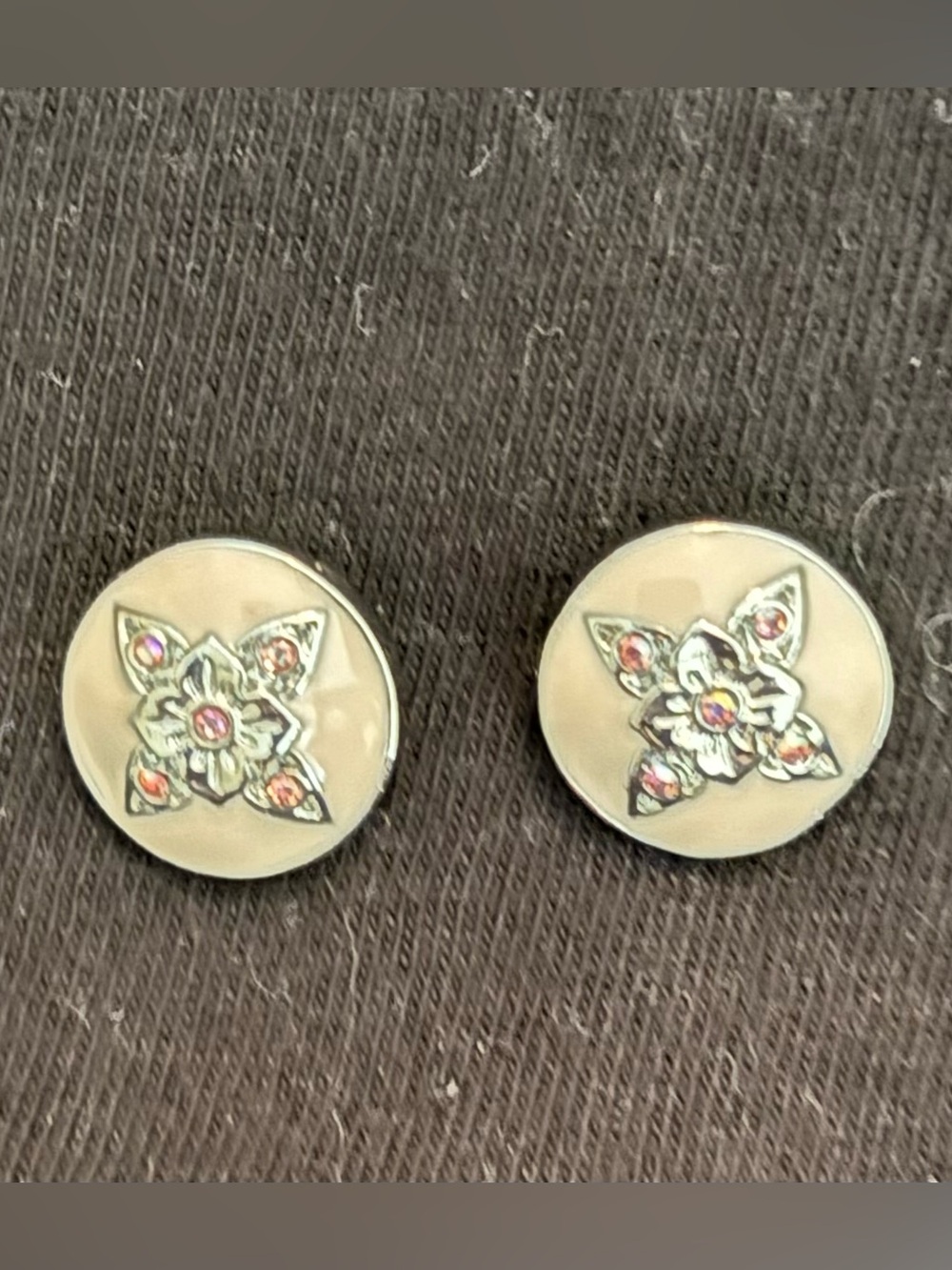 Pink and Silver Floral original dots- Elegant Women's Jewelry
